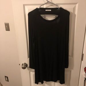 Black long sleeve dress